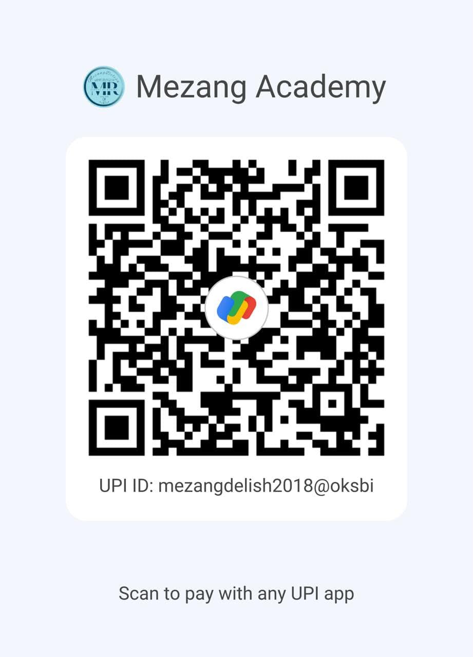 Mezang Academy payment QR code